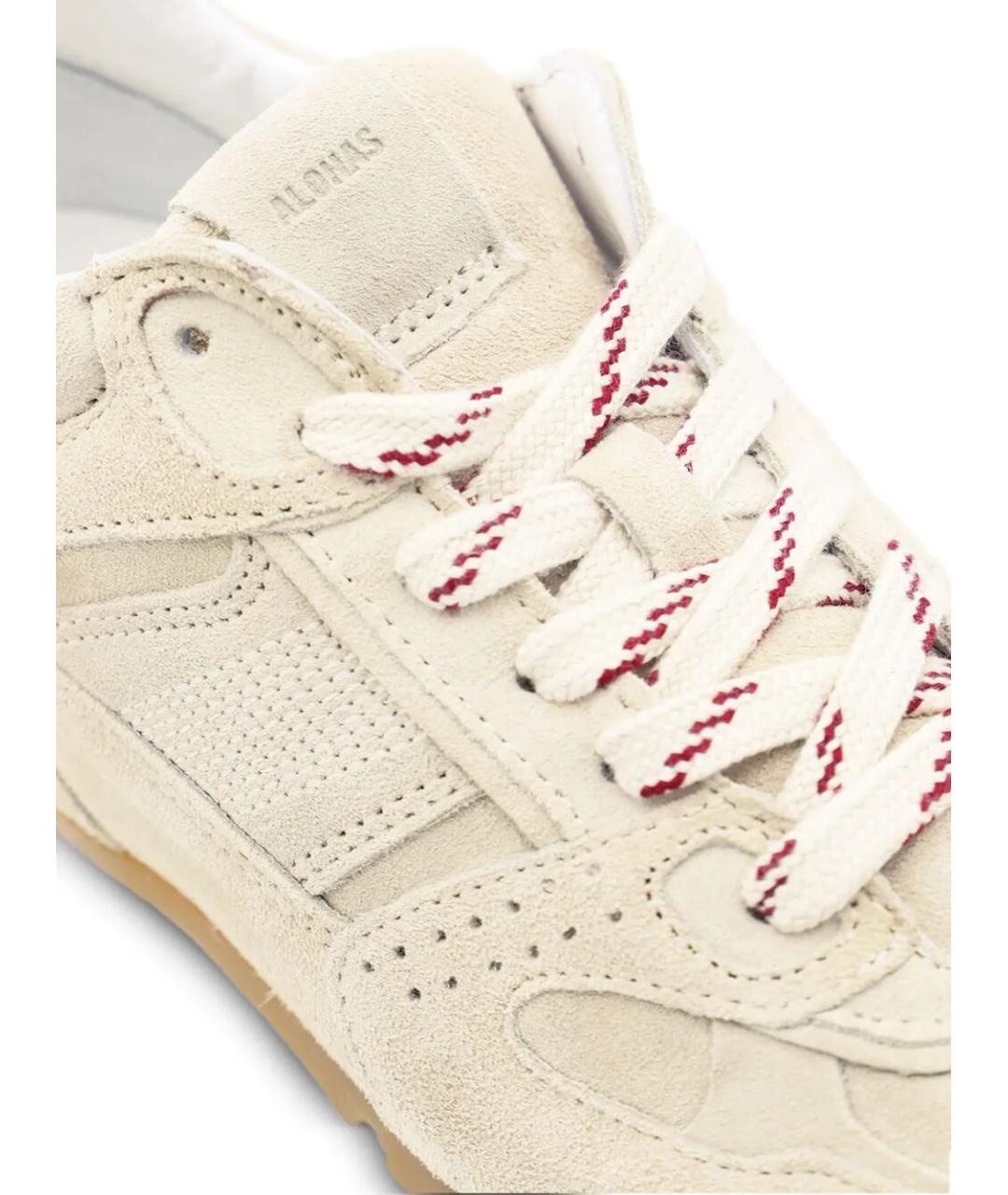 ALOHAS Бежевые замшевые кроссовки, фото 4