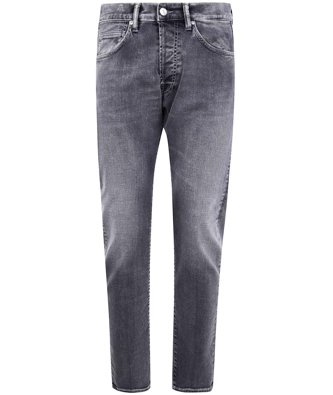 NINE IN THE MORNING Черные хлопковые джинсы скинни, фото 1