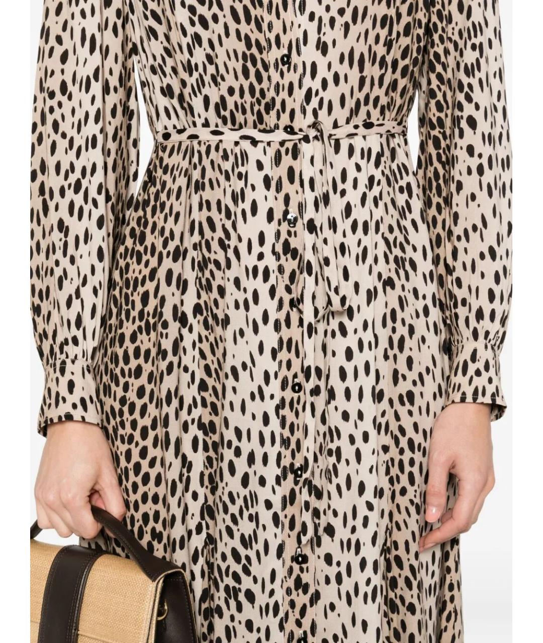 RIXO Мульти вискозное повседневное платье, фото 5