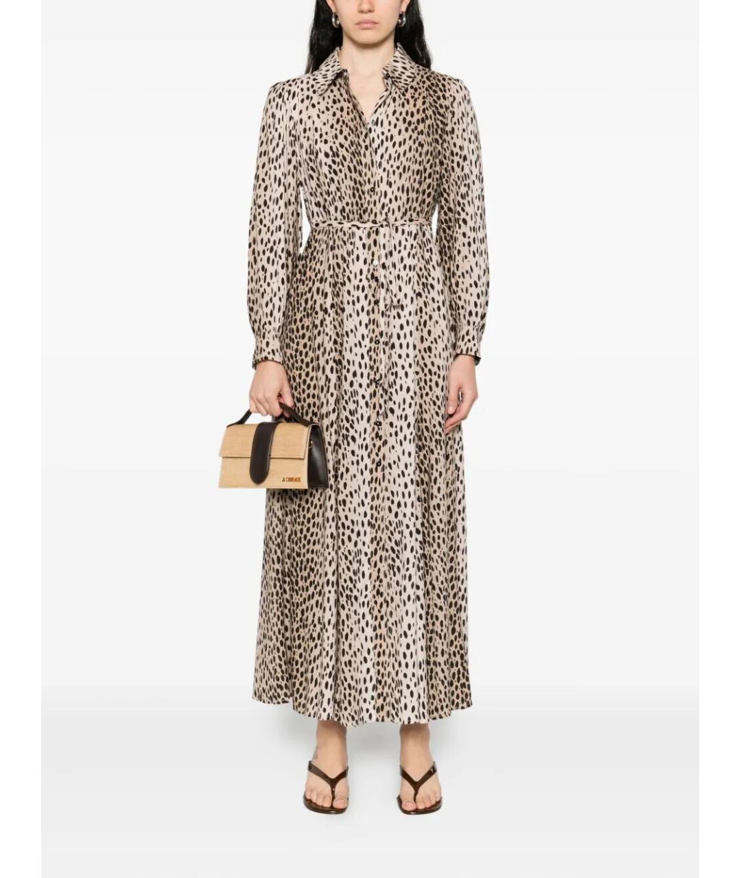 RIXO Мульти вискозное повседневное платье, фото 3