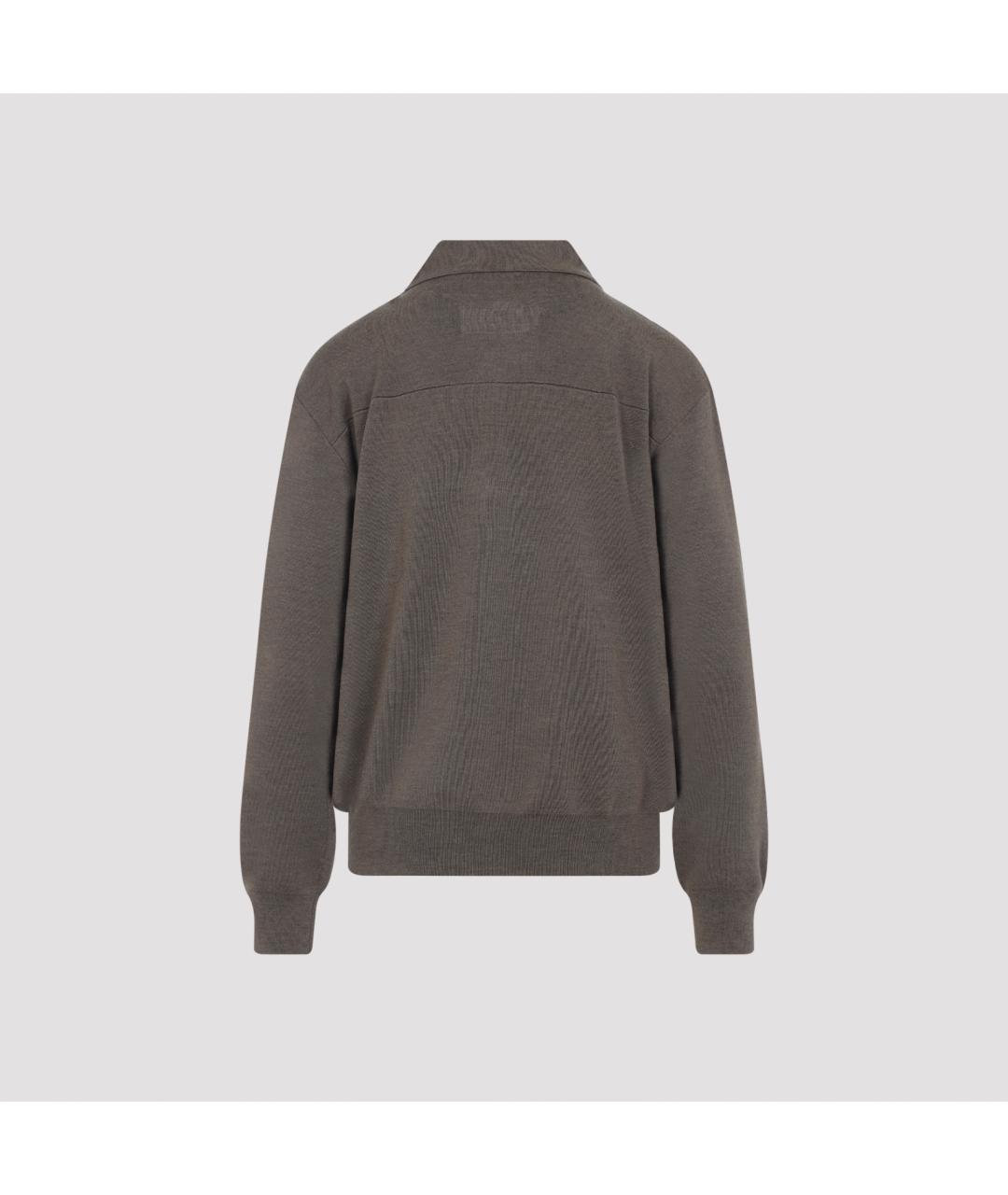 PHOEBE PHILO Бежевый шерстяной джемпер / свитер, фото 3