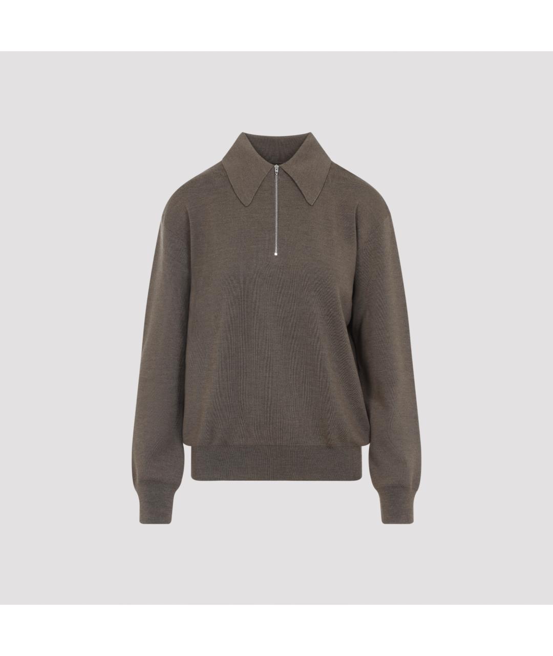 PHOEBE PHILO Бежевый шерстяной джемпер / свитер, фото 2