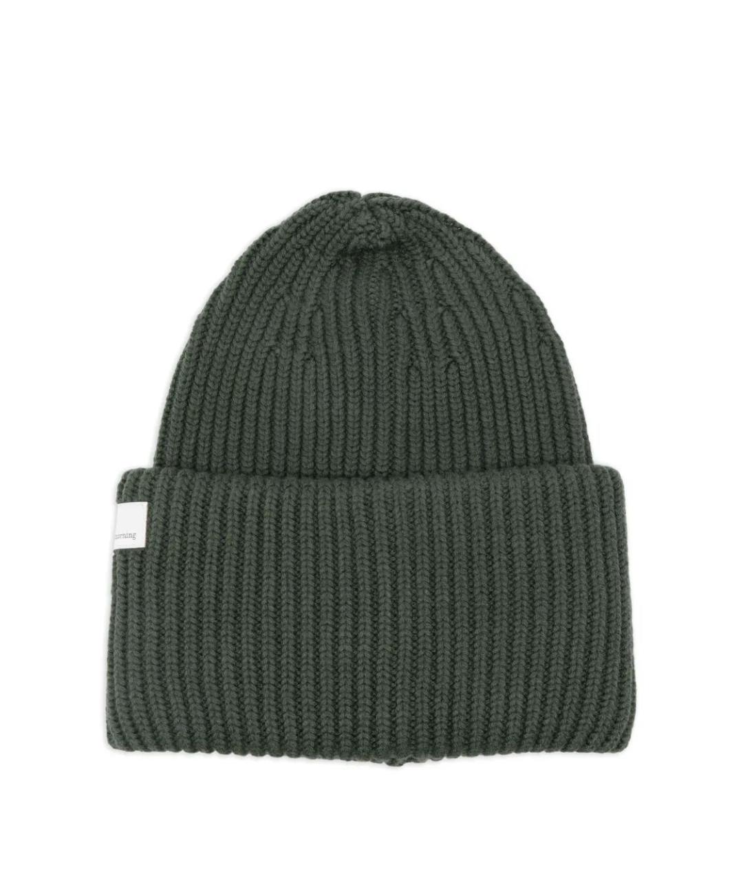 NINE IN THE MORNING Зеленая шерстяная шапка, фото 1