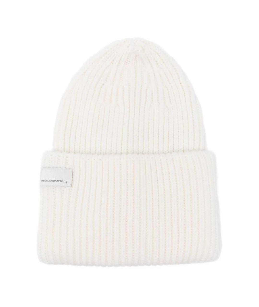 NINE IN THE MORNING Белая шерстяная шапка, фото 1