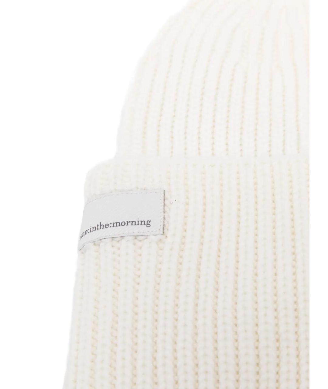 NINE IN THE MORNING Белая шерстяная шапка, фото 3