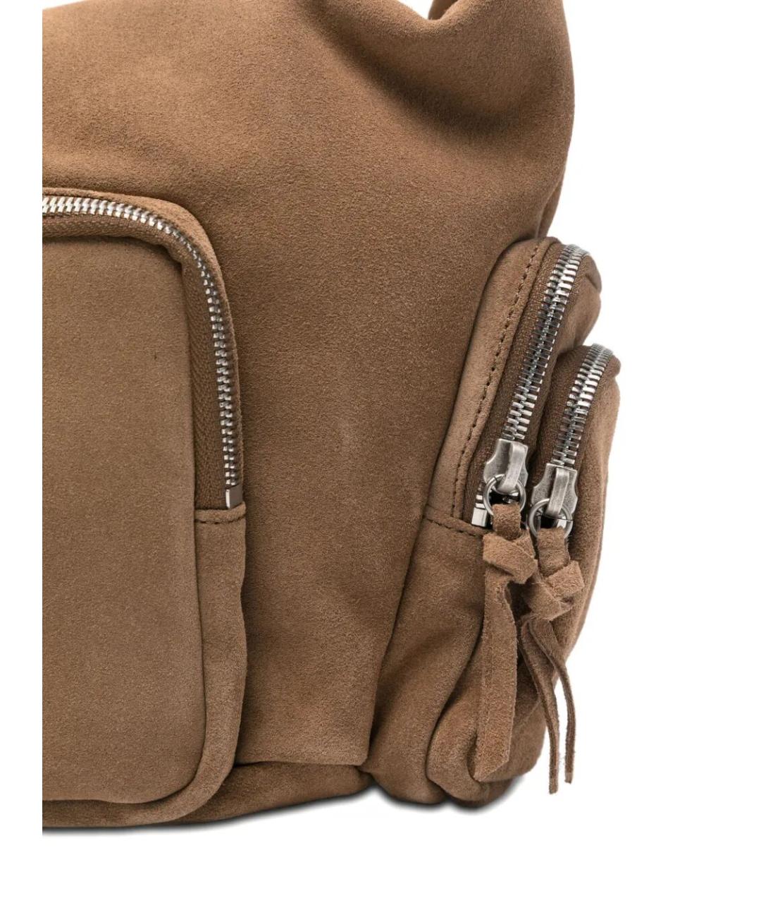 MARGESHERWOOD Коричневая кожаная сумка через плечо, фото 3