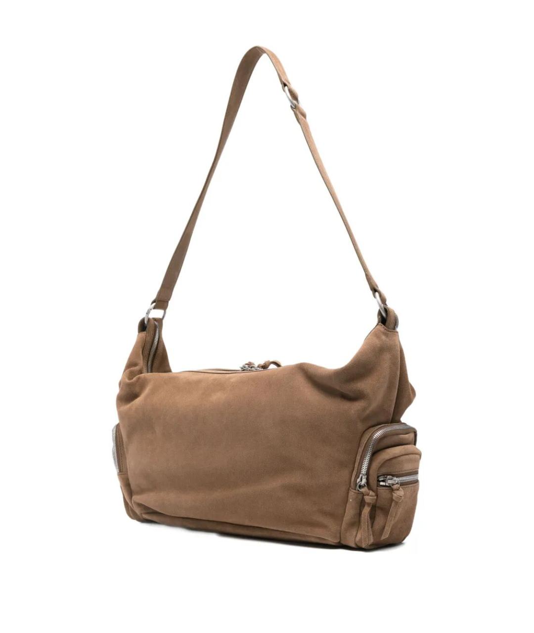 MARGESHERWOOD Коричневая кожаная сумка через плечо, фото 4