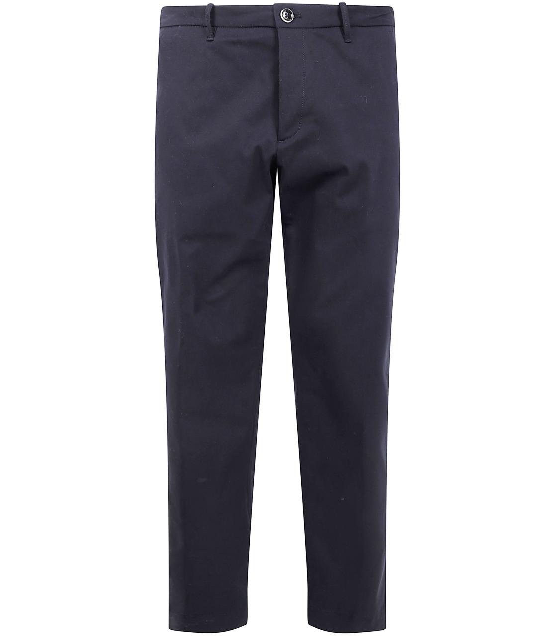 NINE IN THE MORNING Черные хлопковые повседневные брюки, фото 1