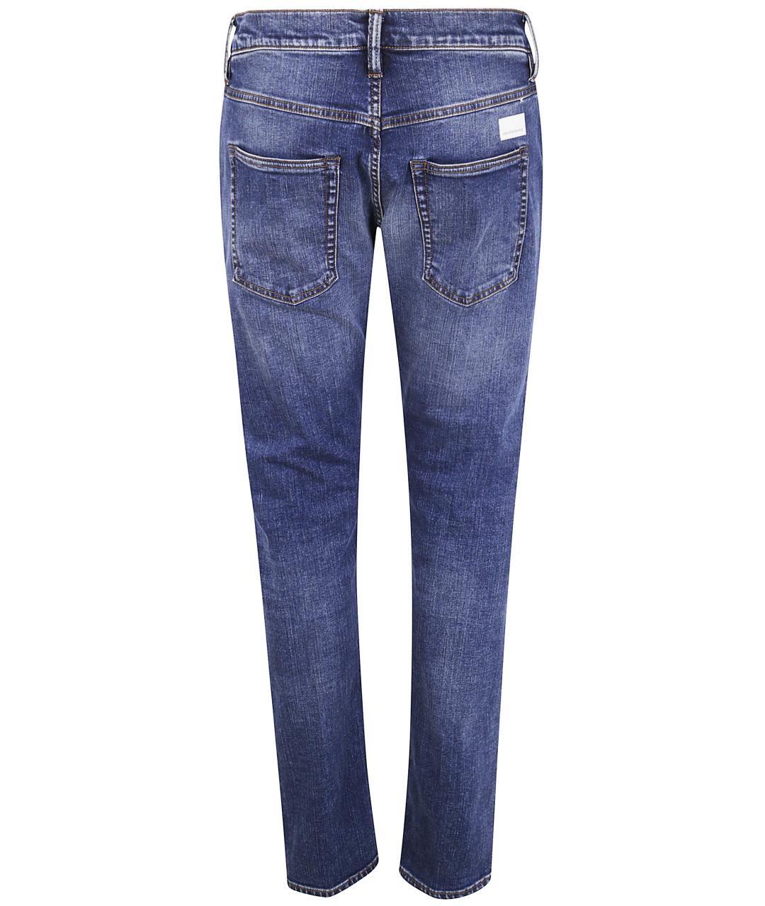 NINE IN THE MORNING Синие хлопковые джинсы скинни, фото 2