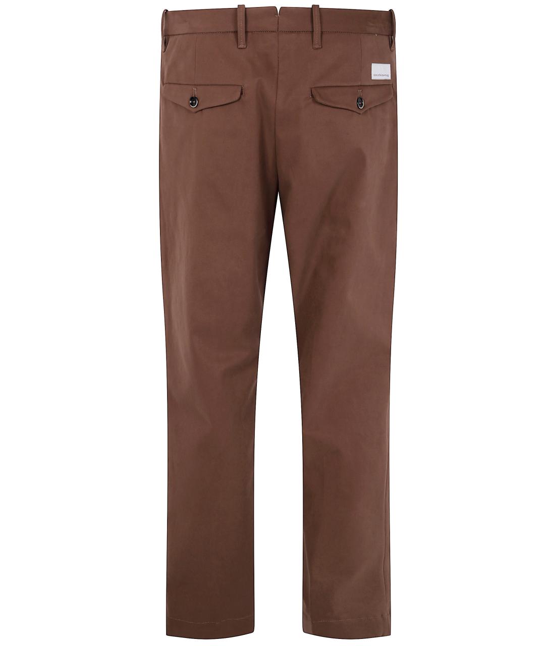 NINE IN THE MORNING Коричневые хлопковые повседневные брюки, фото 2