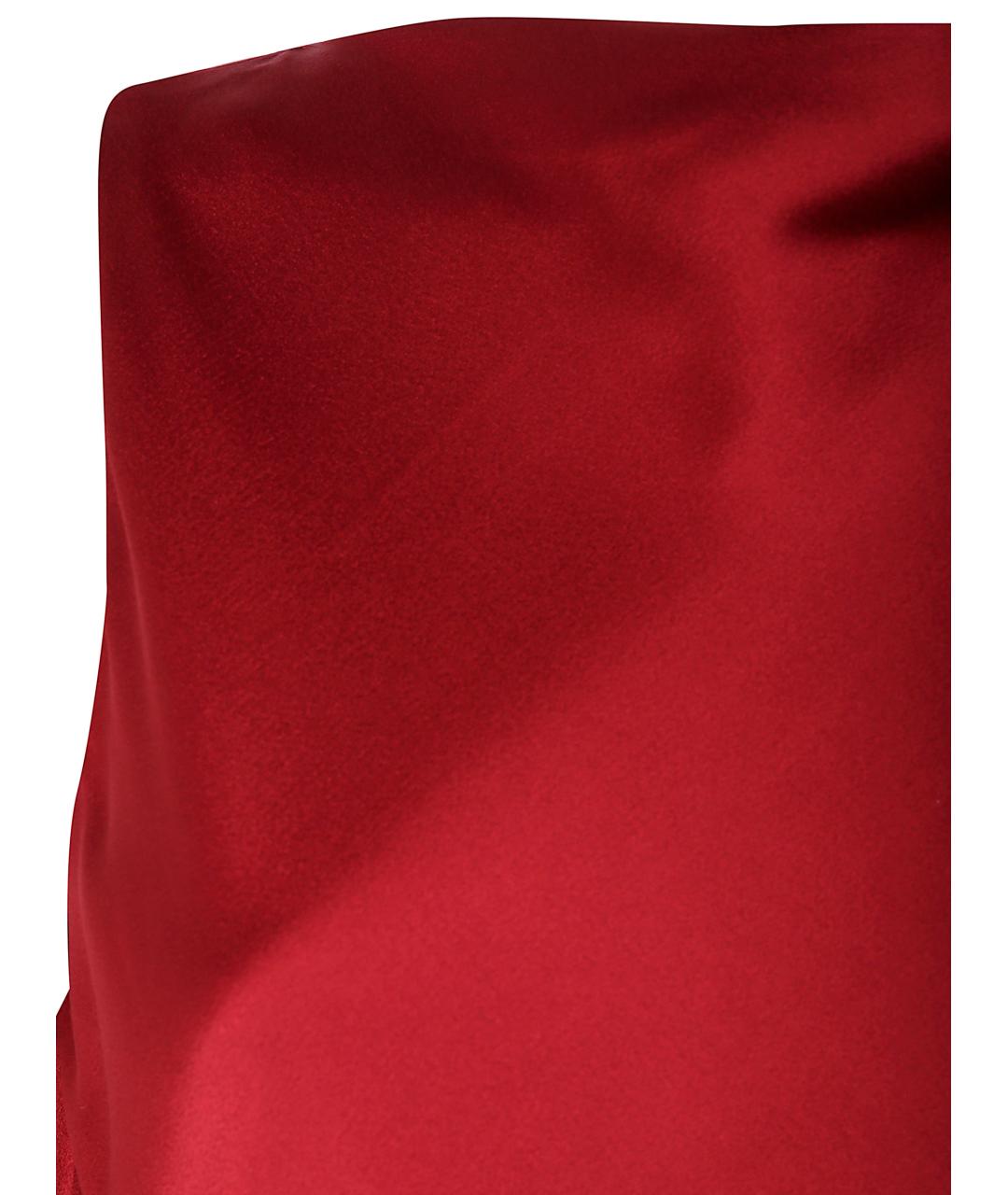 ANTONELLI FIRENZE Красное вискозное вечернее платье, фото 3