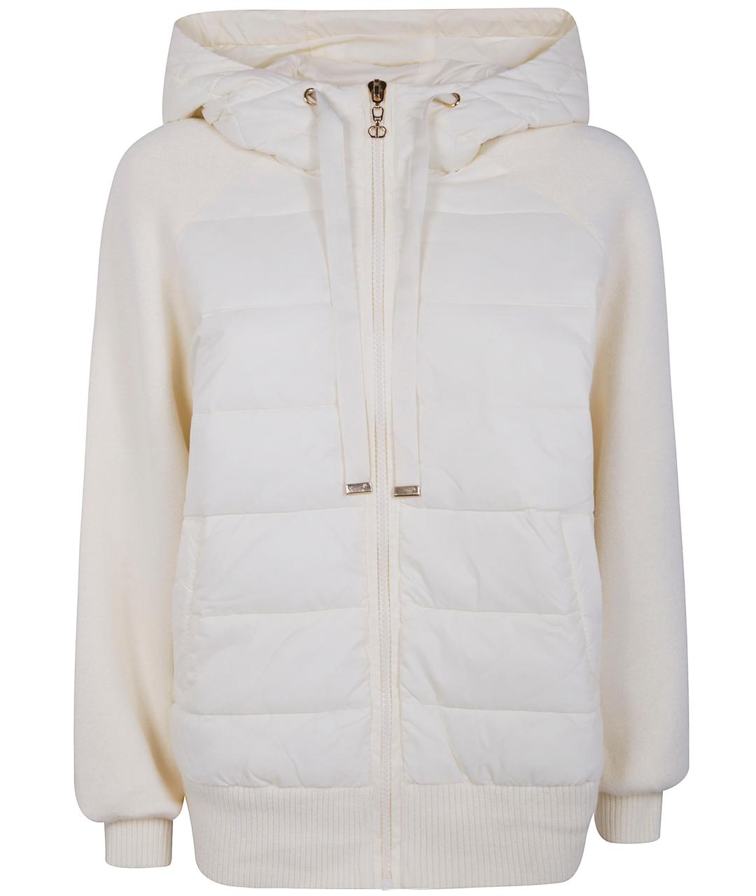 TWIN-SET Белая синтетическая куртка, фото 1