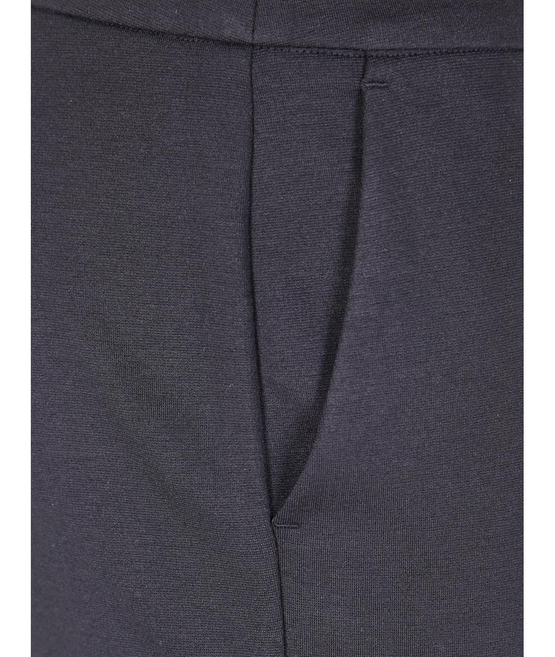 TWIN-SET Черные прямые брюки, фото 3