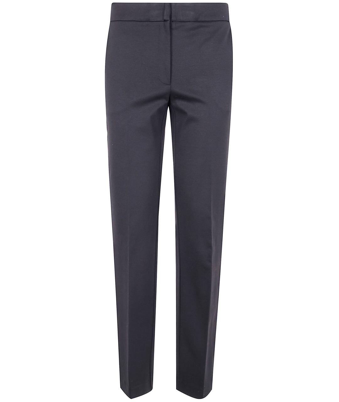 TWIN-SET Черные прямые брюки, фото 1