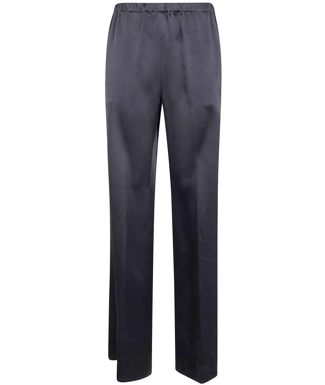 ANTONELLI FIRENZE Серые вискозные прямые брюки, фото 1