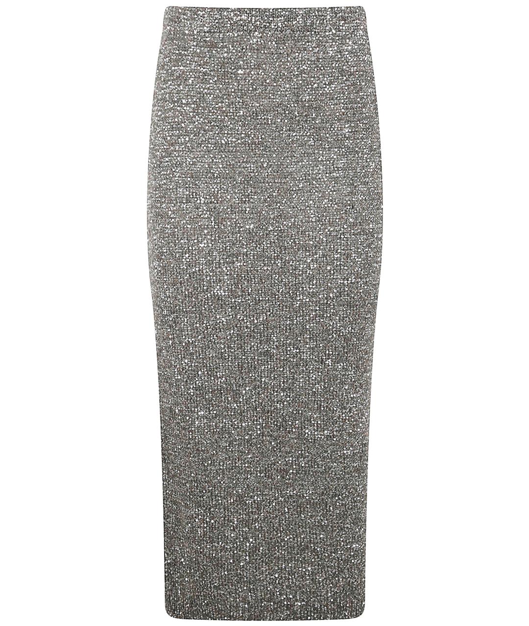 D.EXTERIOR Зеленая полиэстеровая юбка макси, фото 1