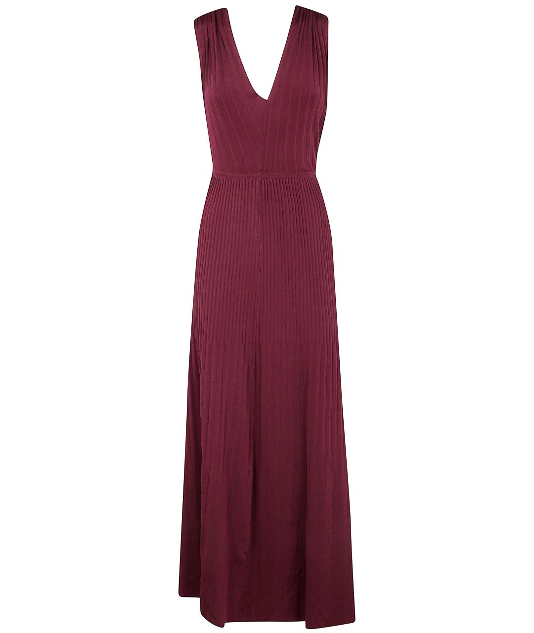 TWIN-SET Бордовое повседневное платье, фото 1