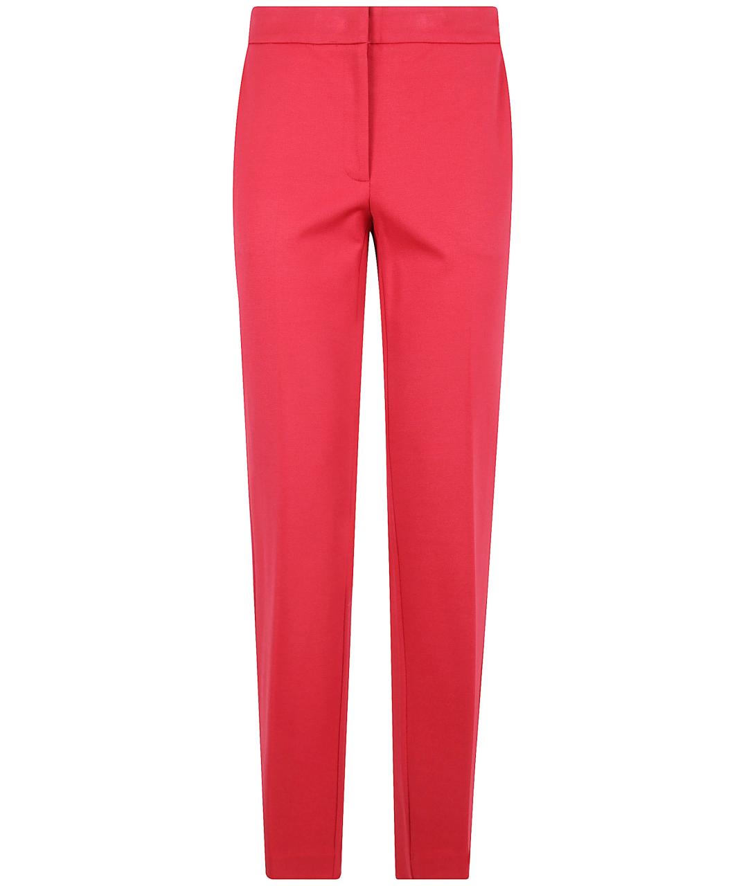 TWIN-SET Красные прямые брюки, фото 1