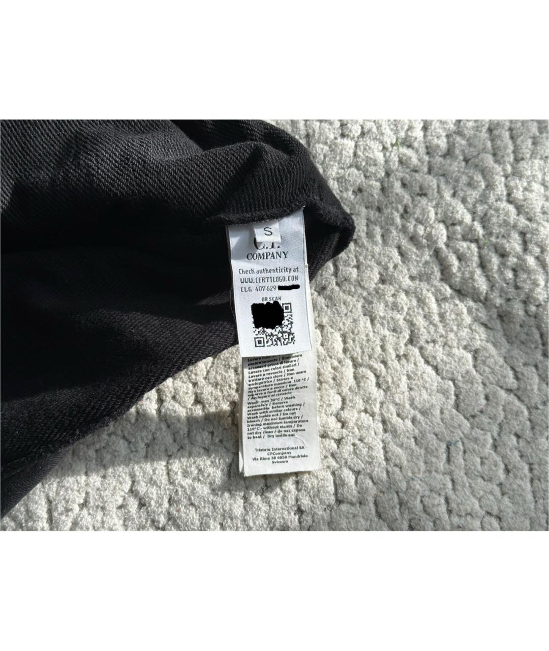 CP COMPANY Черный хлопковый джемпер / свитер, фото 8