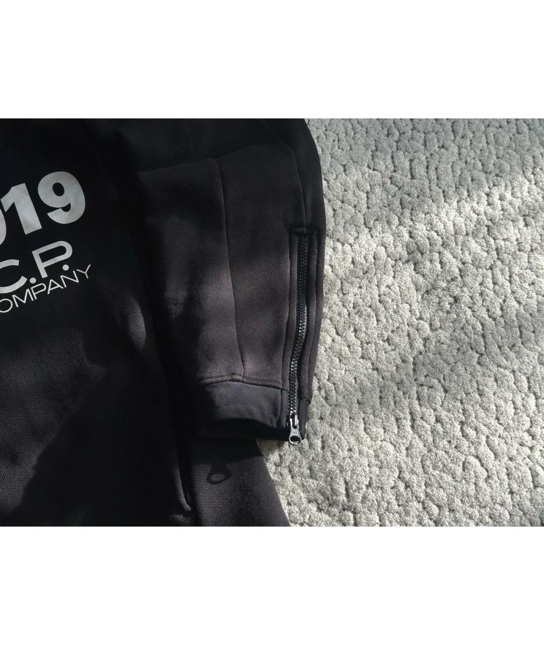 CP COMPANY Черный хлопковый джемпер / свитер, фото 5
