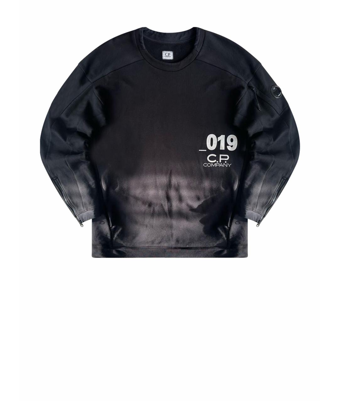 CP COMPANY Черный хлопковый джемпер / свитер, фото 1