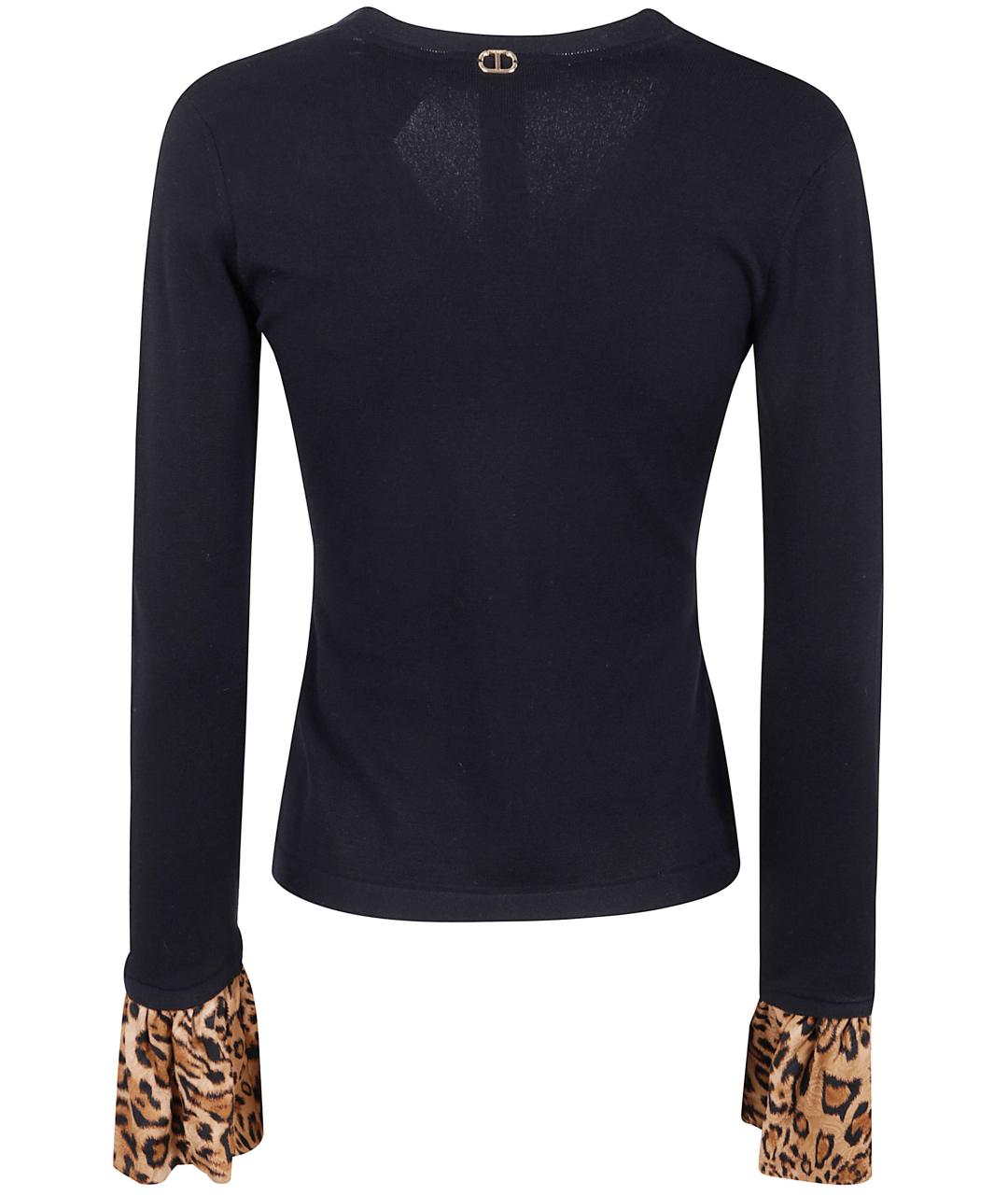 TWIN-SET Черный джемпер / свитер, фото 2