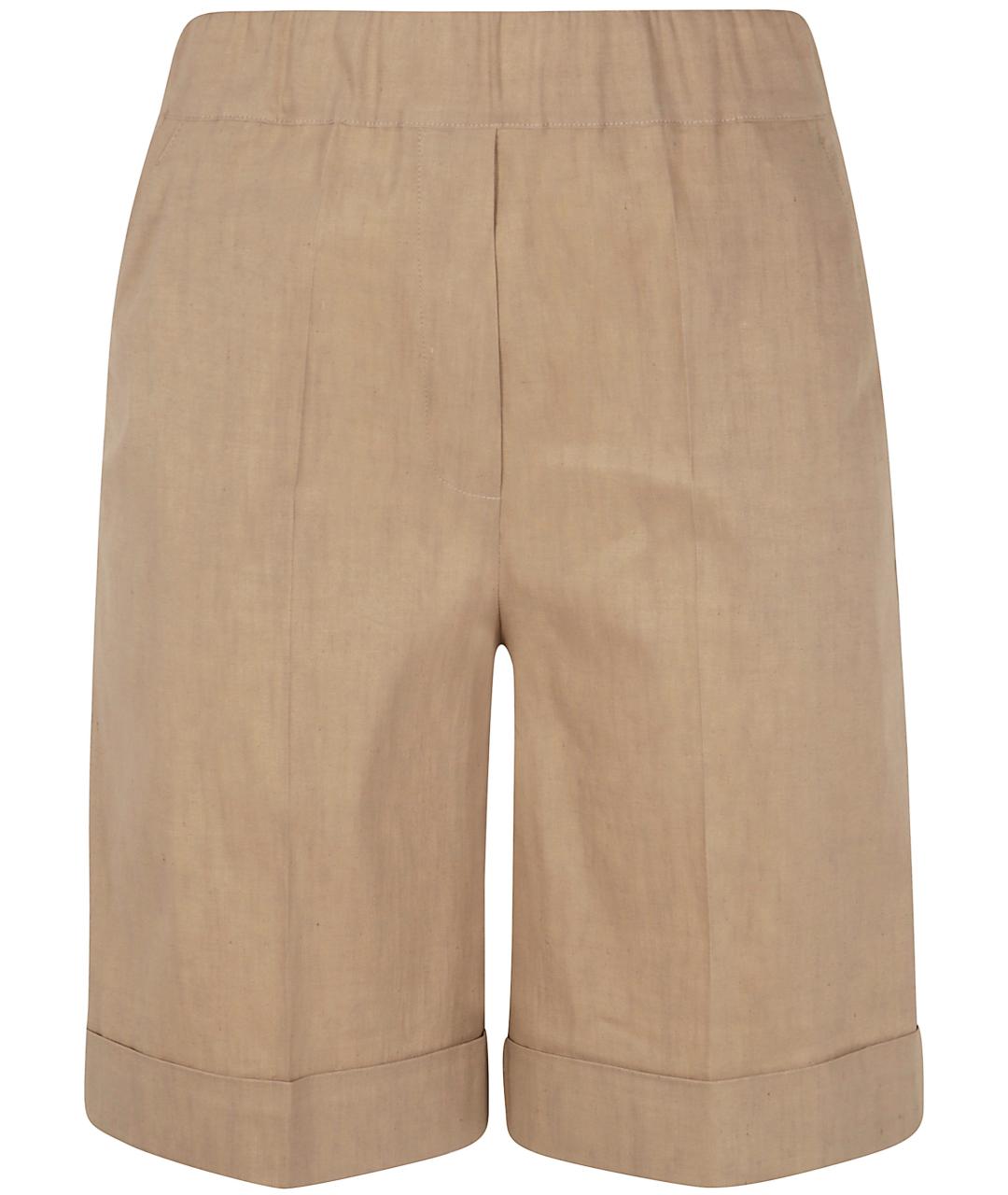 D.EXTERIOR Бежевые льняные шорты, фото 1