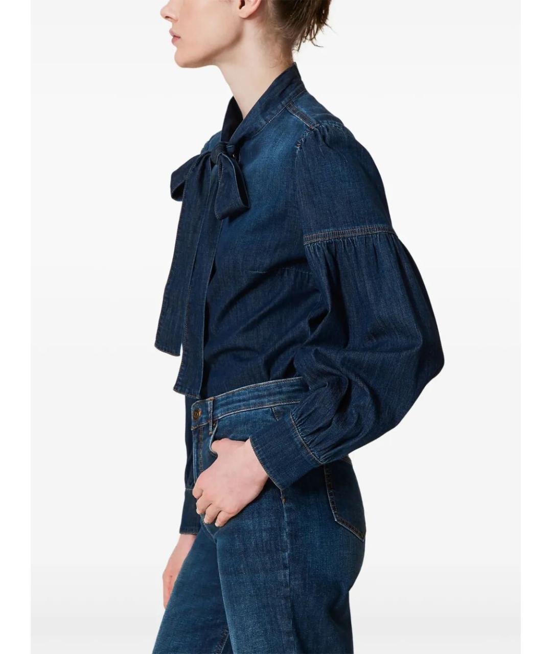 TWIN-SET Синяя рубашка, фото 4