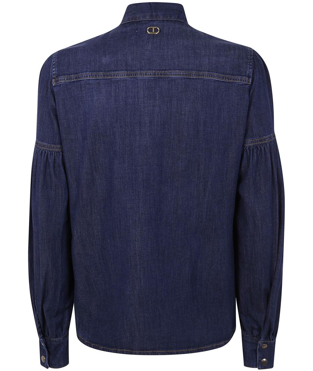 TWIN-SET Синяя рубашка, фото 2