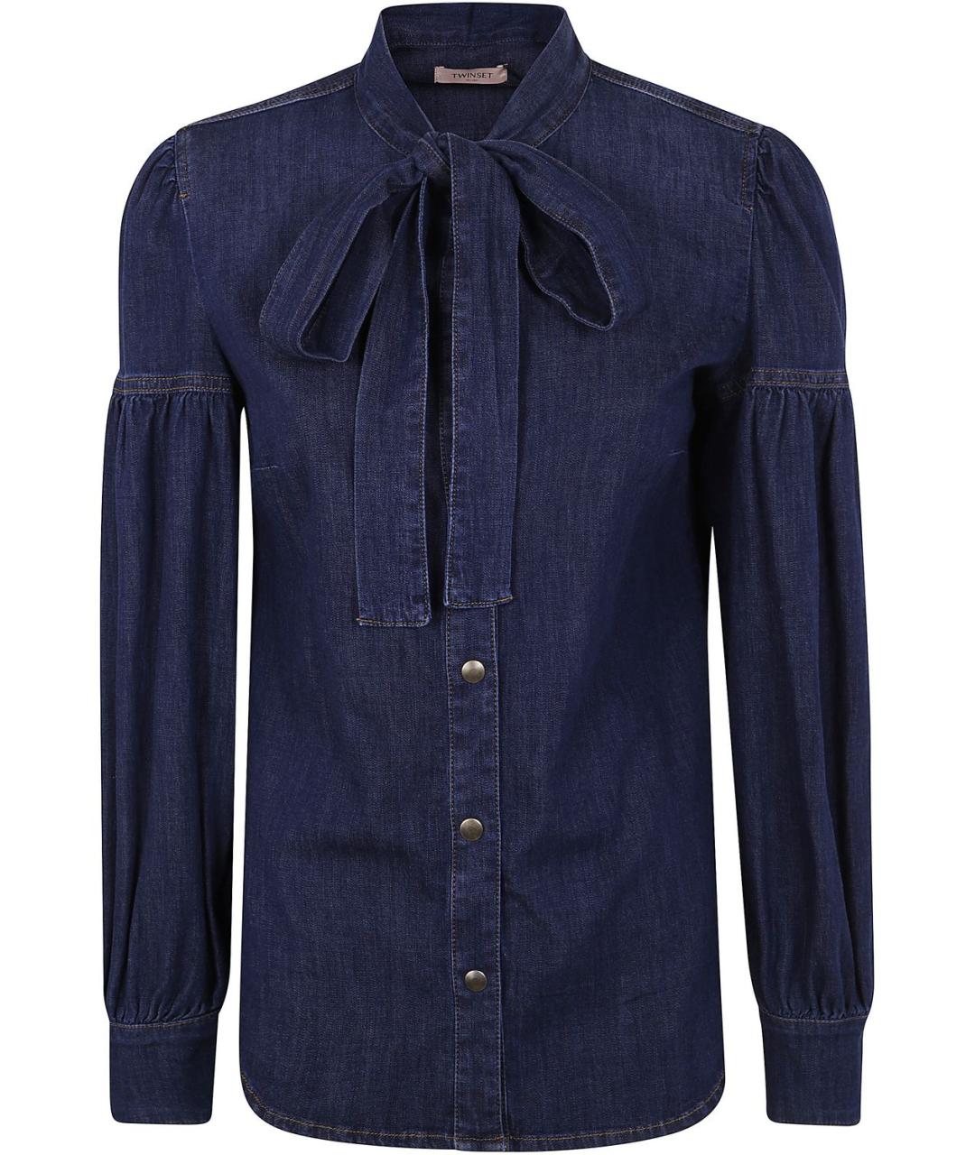 TWIN-SET Синяя рубашка, фото 1
