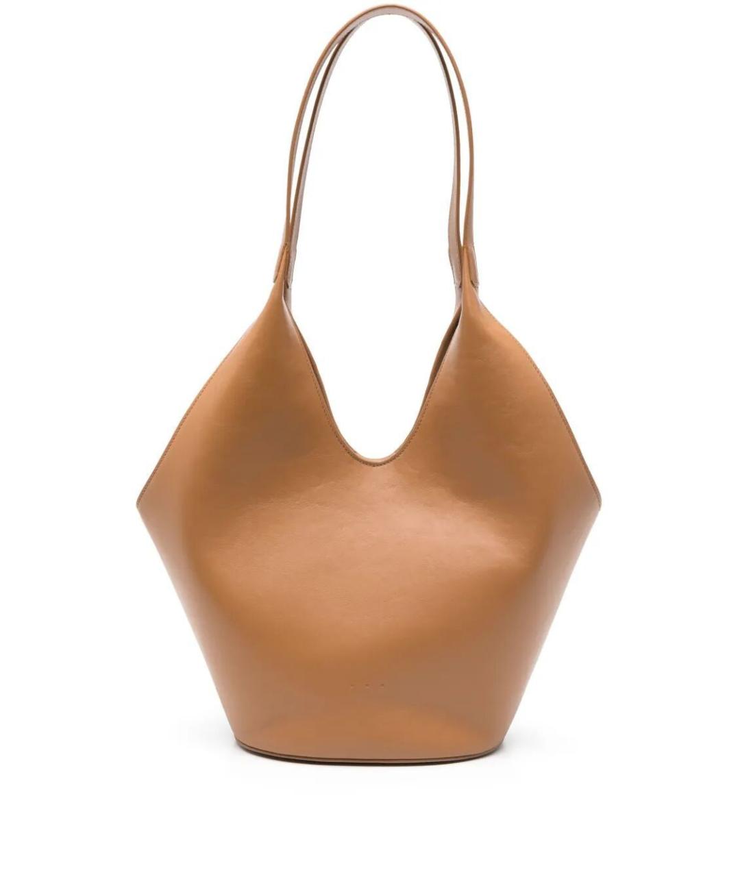 AESTHER EKME Коричневая кожаная сумка тоут, фото 1