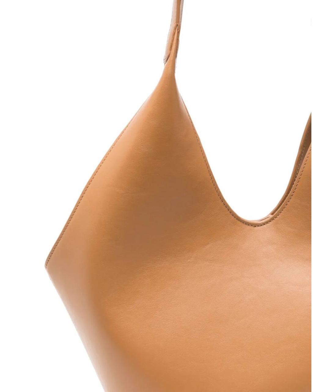 AESTHER EKME Коричневая кожаная сумка тоут, фото 3