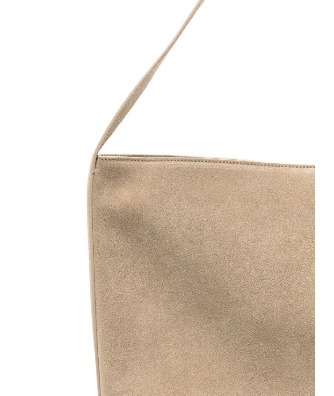 AESTHER EKME Бежевая замшевая сумка тоут, фото 4