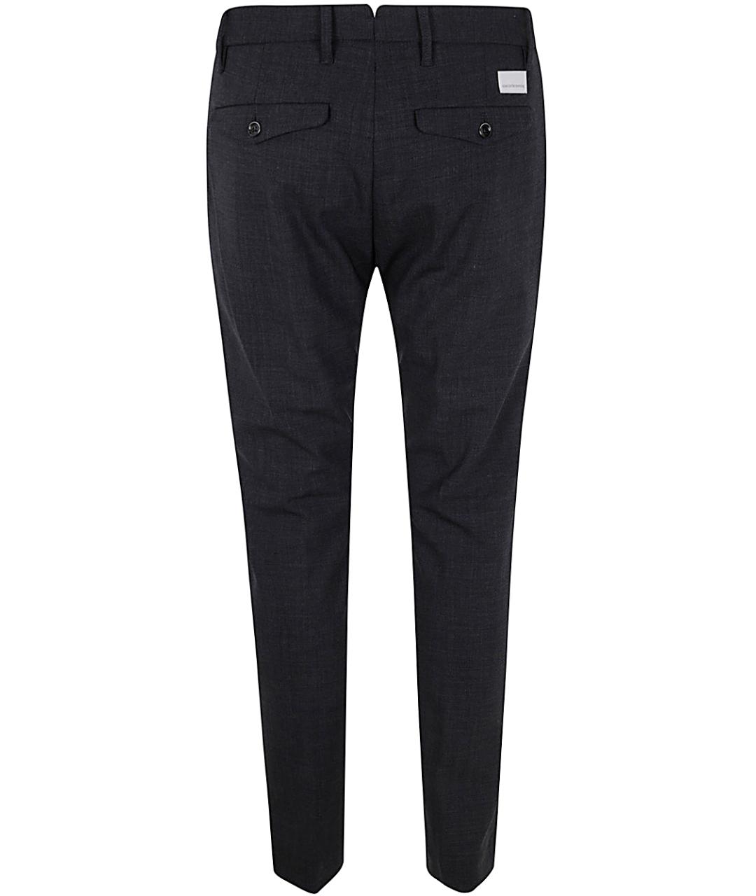 NINE IN THE MORNING Серые шерстяные повседневные брюки, фото 2