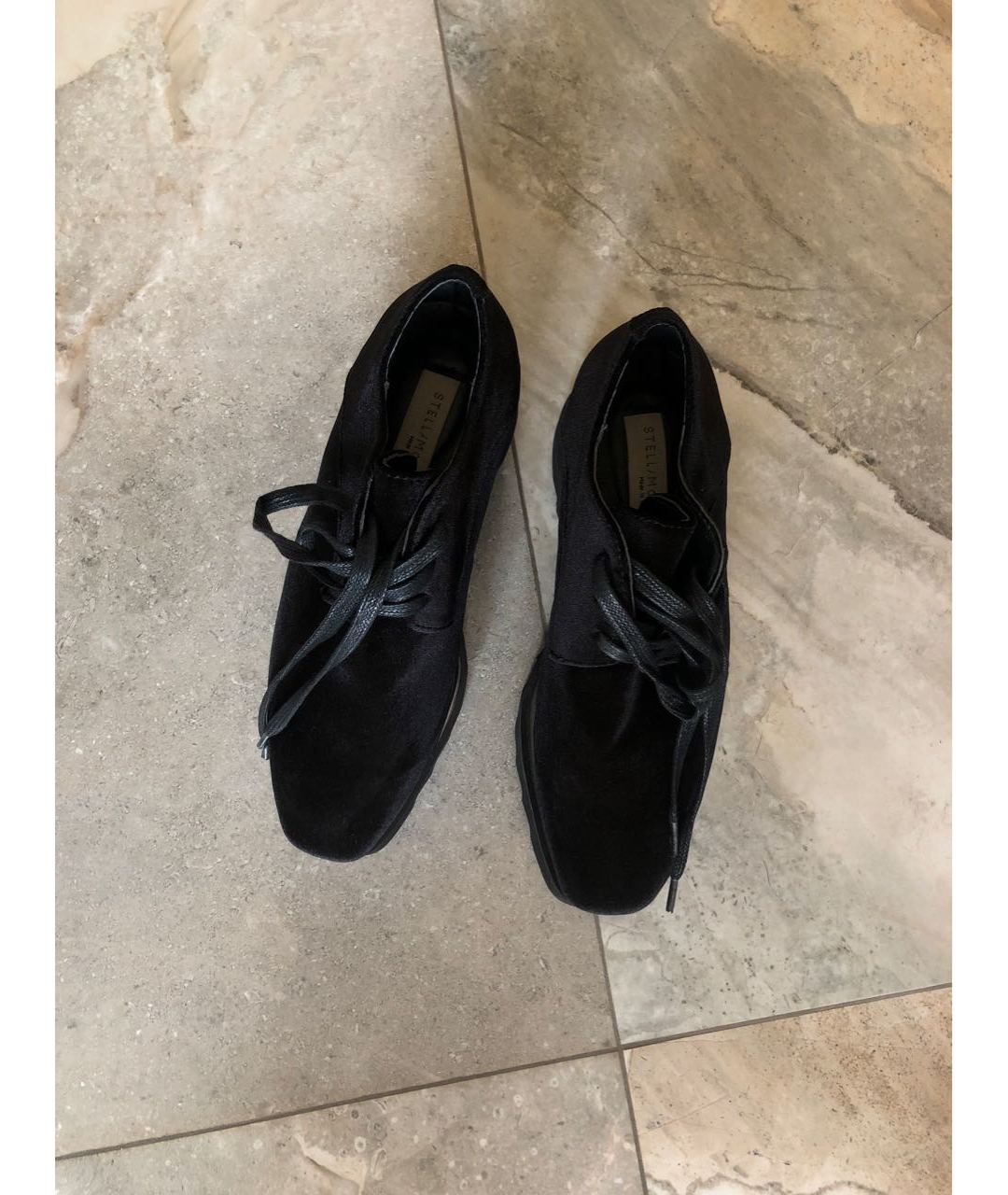 STELLA MCCARTNEY Черные бархатные ботинки, фото 3