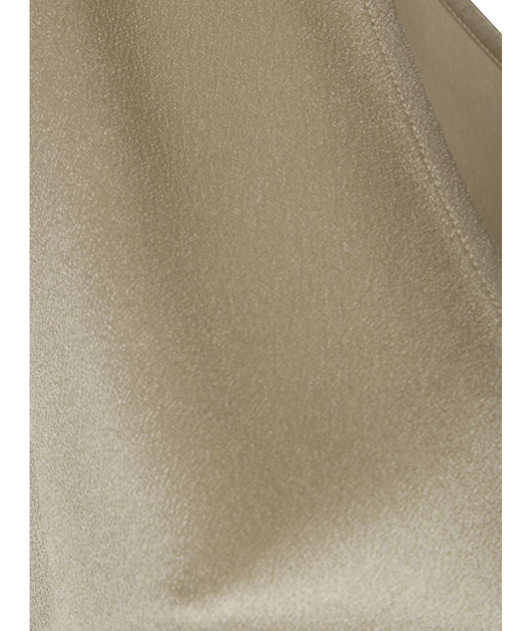 ANTONELLI FIRENZE Бежевая шелковая майка, фото 3