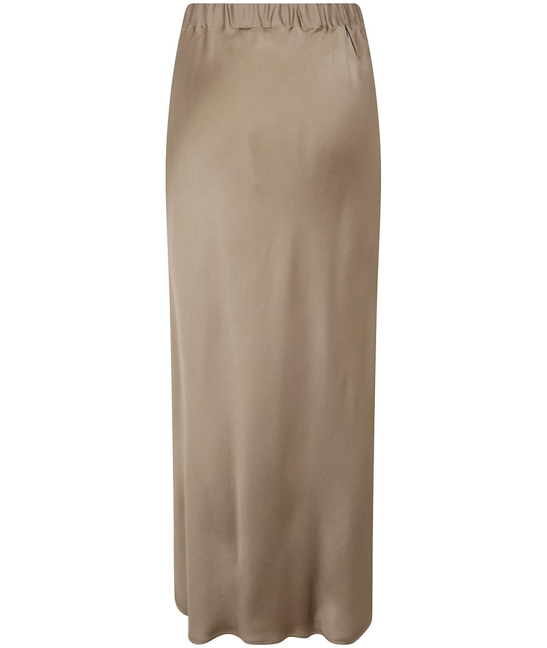 ANTONELLI FIRENZE Бежевая вискозная юбка миди, фото 2