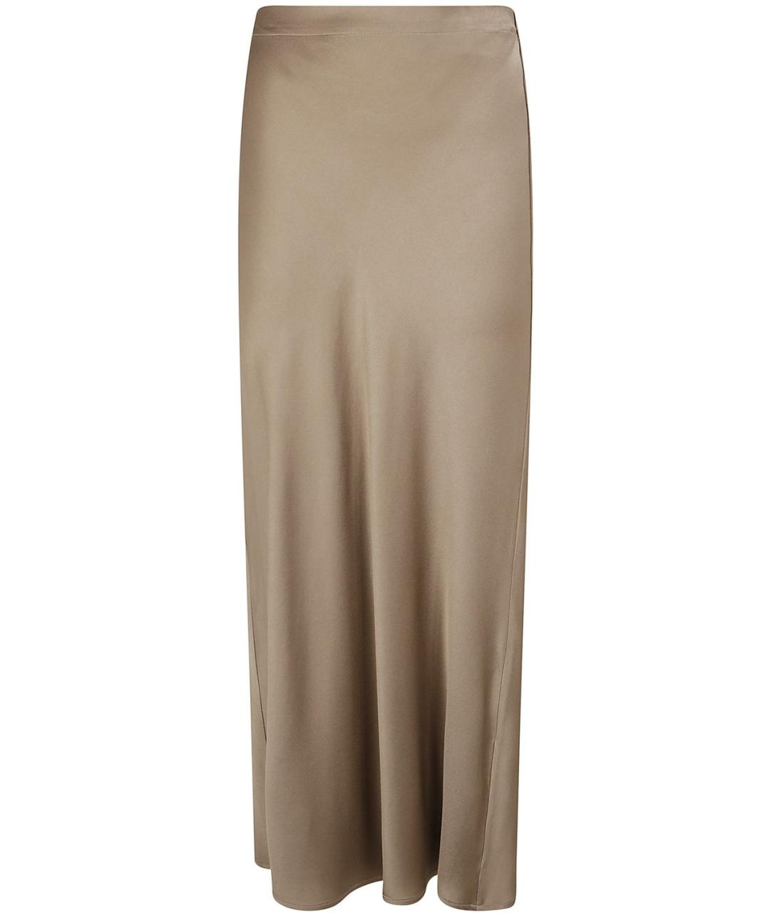 ANTONELLI FIRENZE Бежевая вискозная юбка миди, фото 1