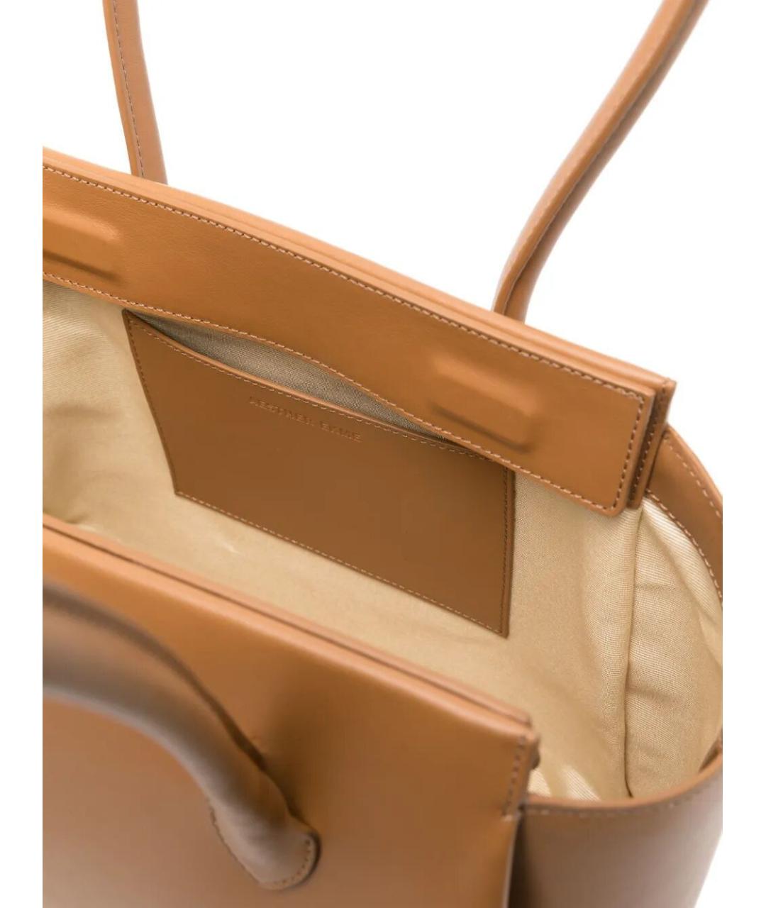 AESTHER EKME Коричневая кожаная сумка тоут, фото 4