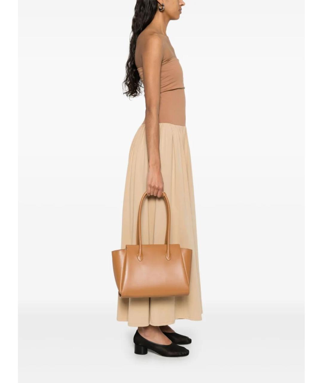 AESTHER EKME Коричневая кожаная сумка тоут, фото 2