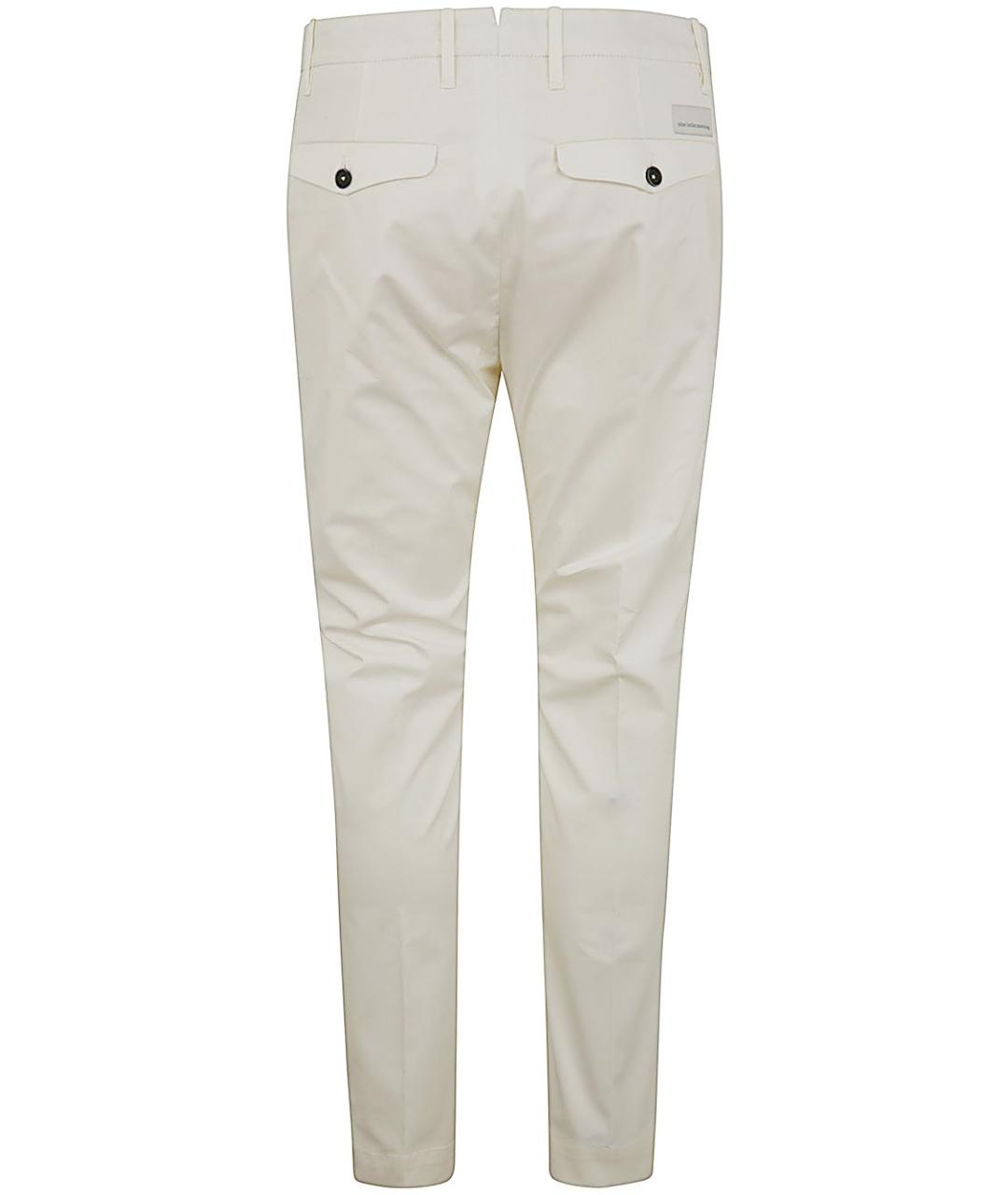 NINE IN THE MORNING Белые хлопковые повседневные брюки, фото 2