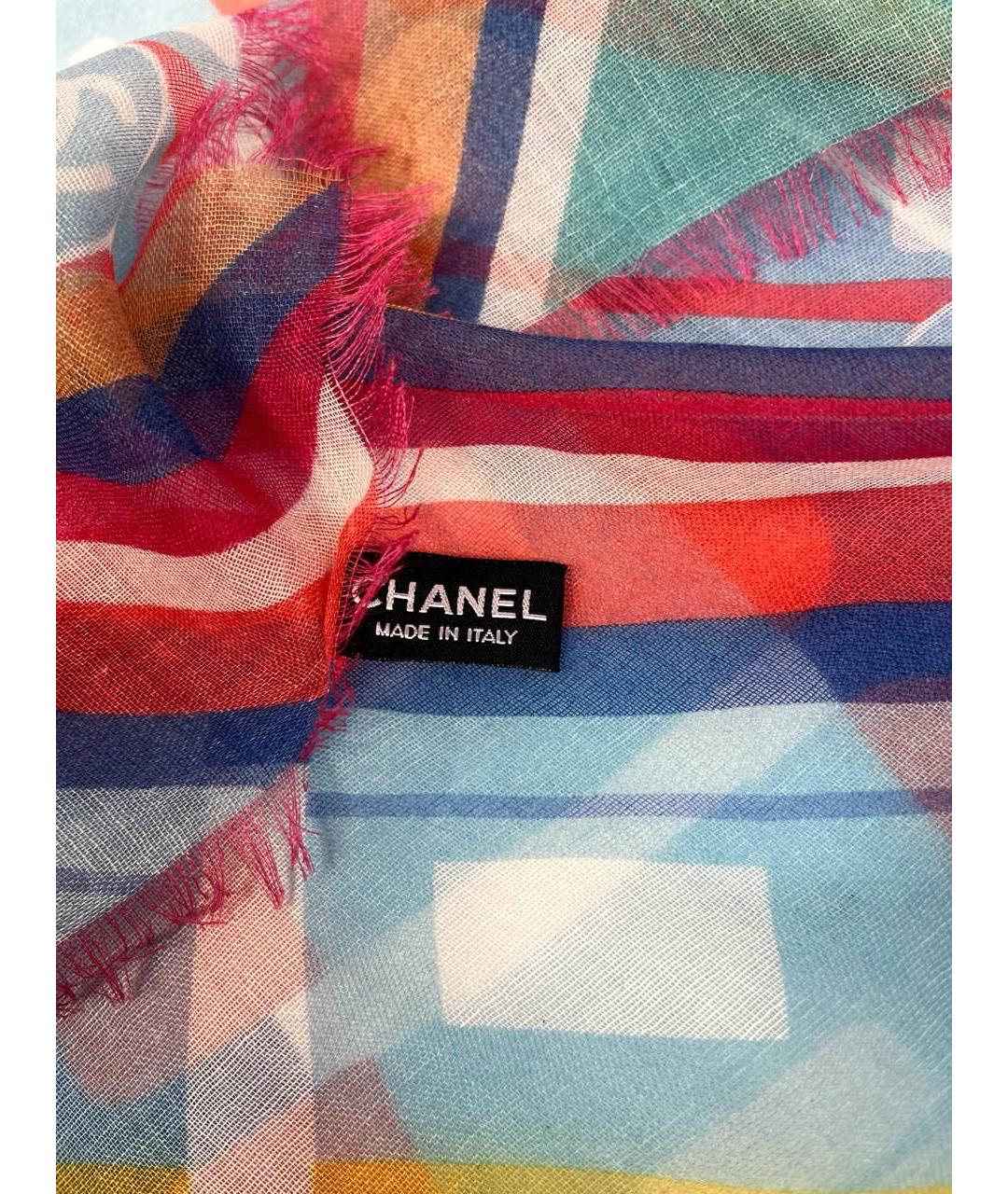 CHANEL Мульти кашемировый платок, фото 3