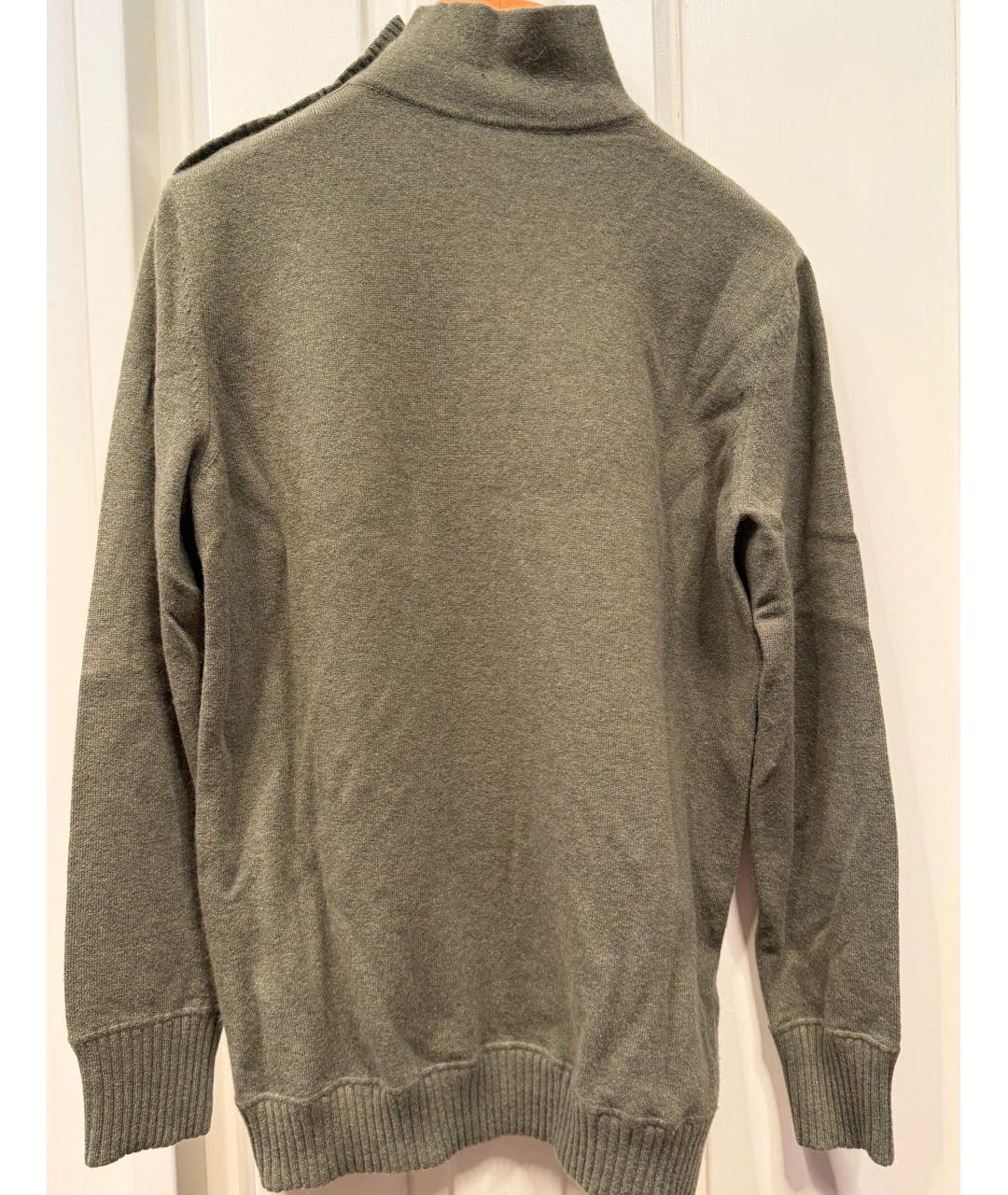 CHANEL Хаки кашемировый джемпер / свитер, фото 2