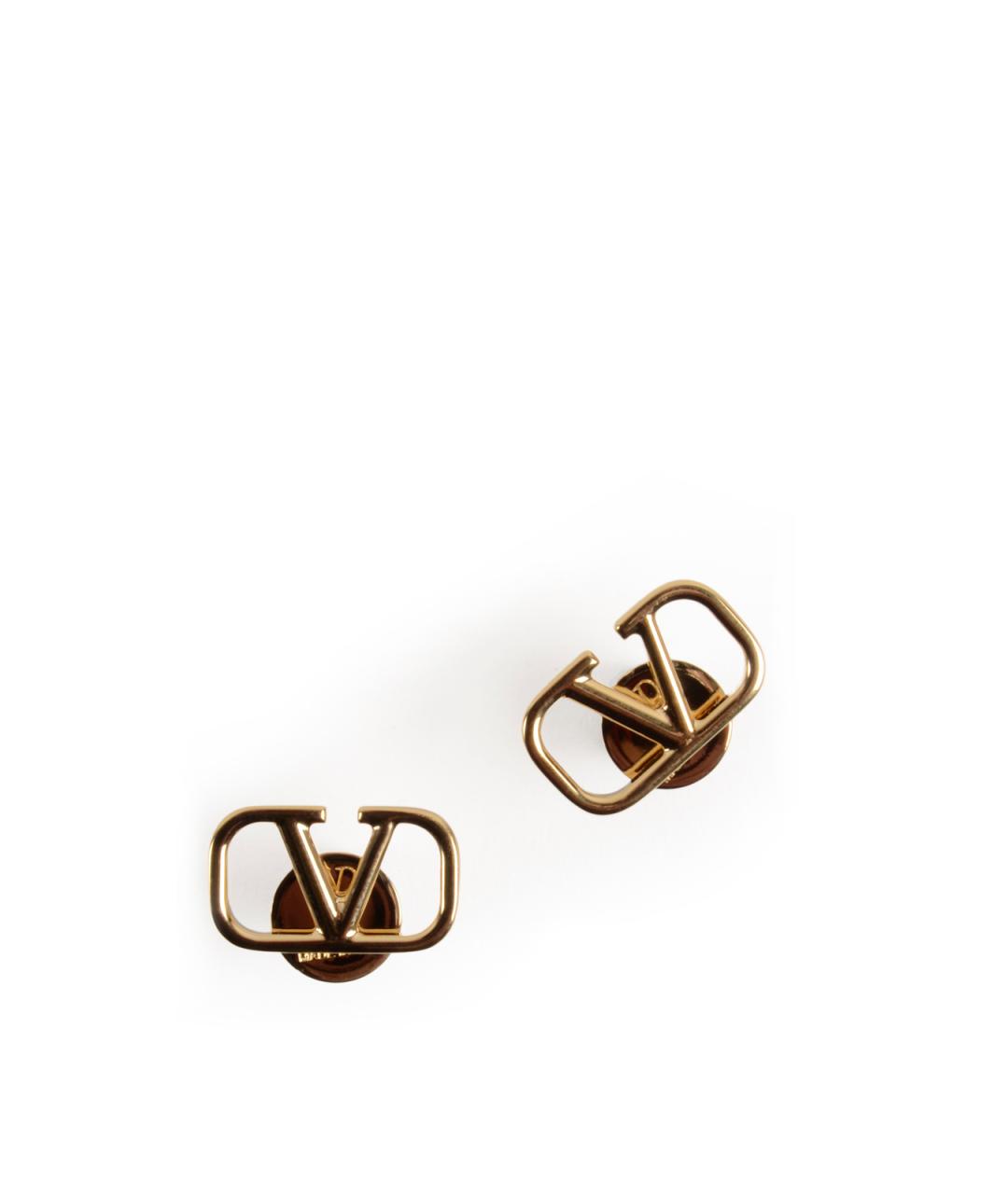 VALENTINO Золотые металлические серьги, фото 2