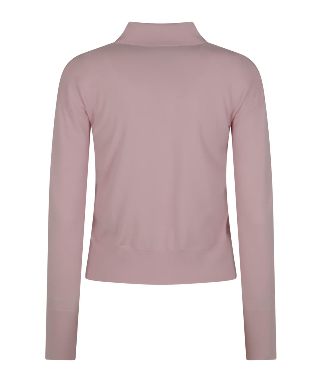 MAX MARA Розовый шерстяной кардиган, фото 2