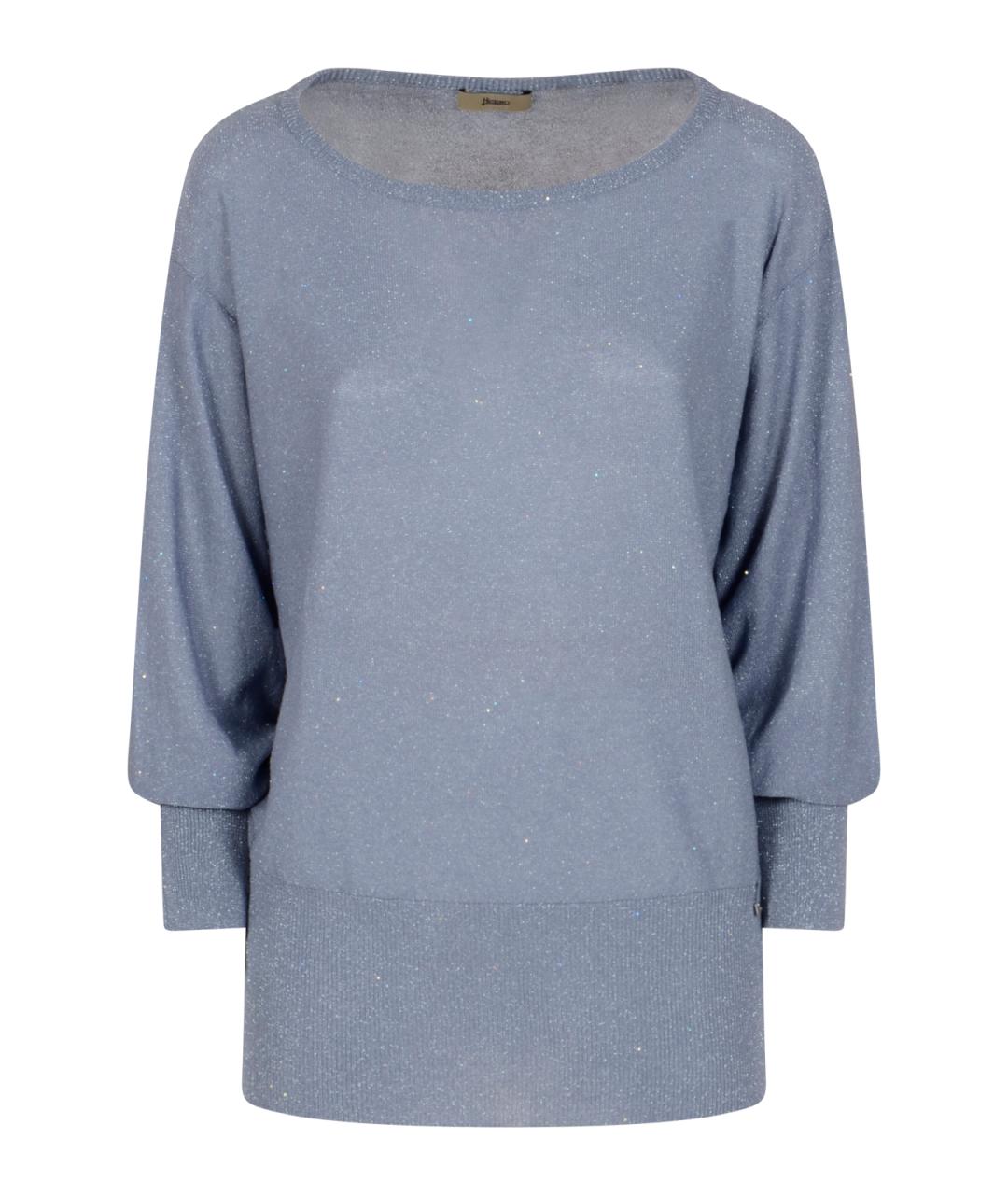 HERNO Голубой джемпер / свитер, фото 1