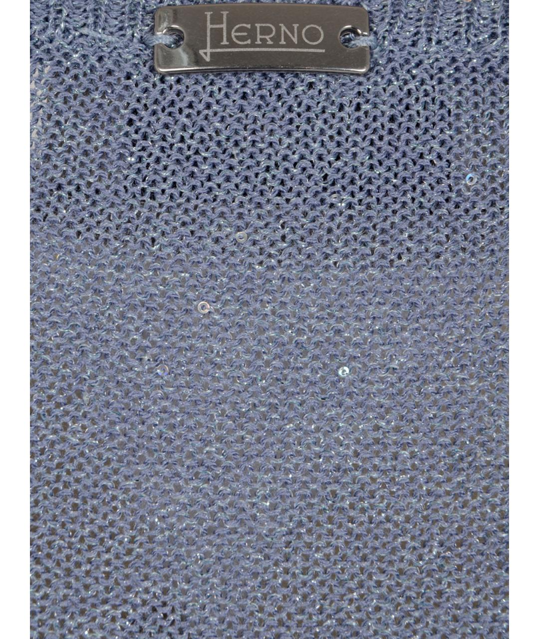 HERNO Голубой джемпер / свитер, фото 3