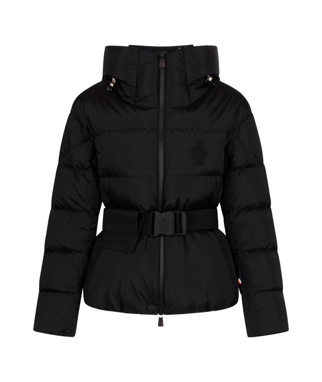 MONCLER GRENOBLE Черный полиамидовый пуховик, фото 1