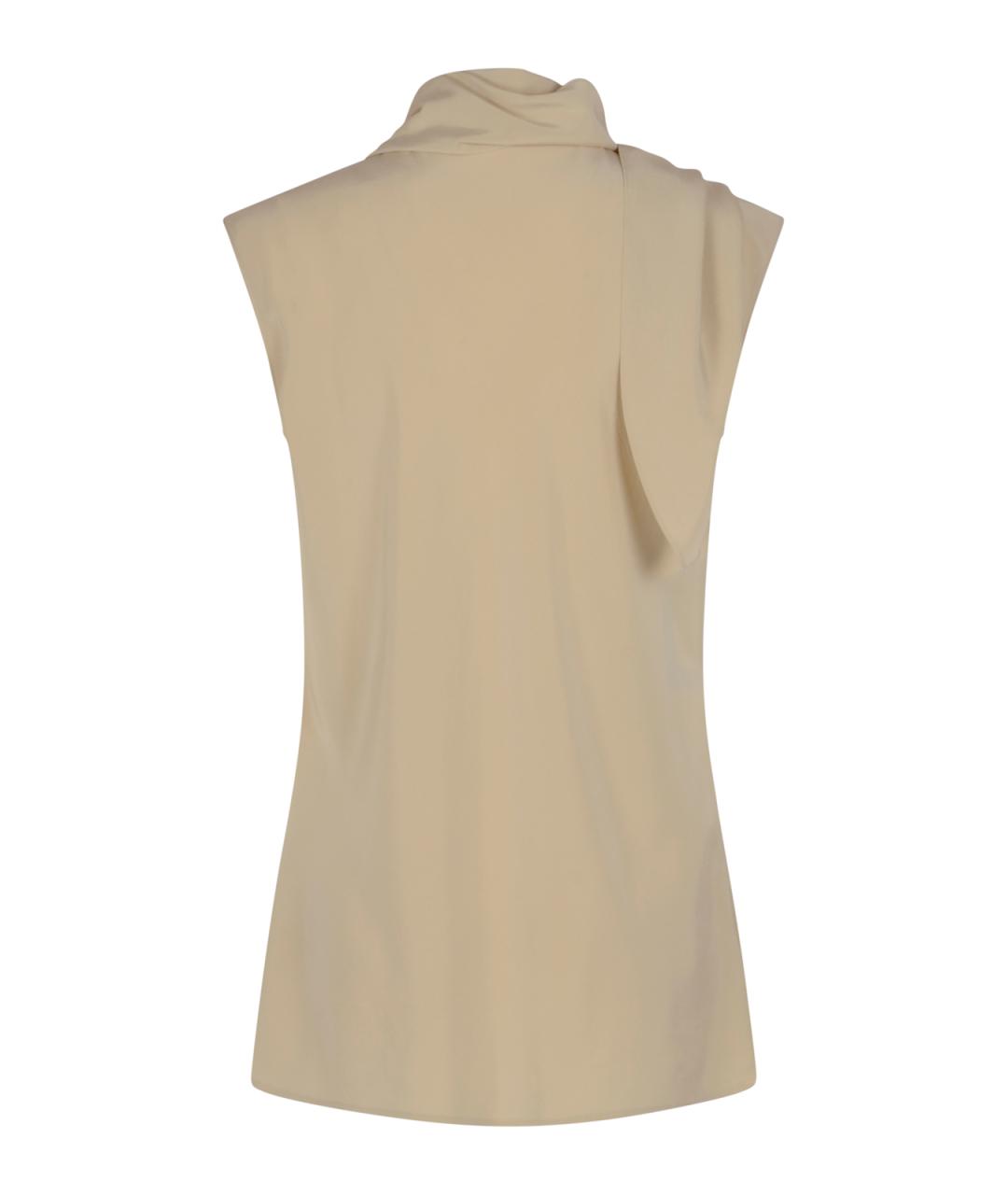 ALBERTA FERRETTI Бежевая майка, фото 2