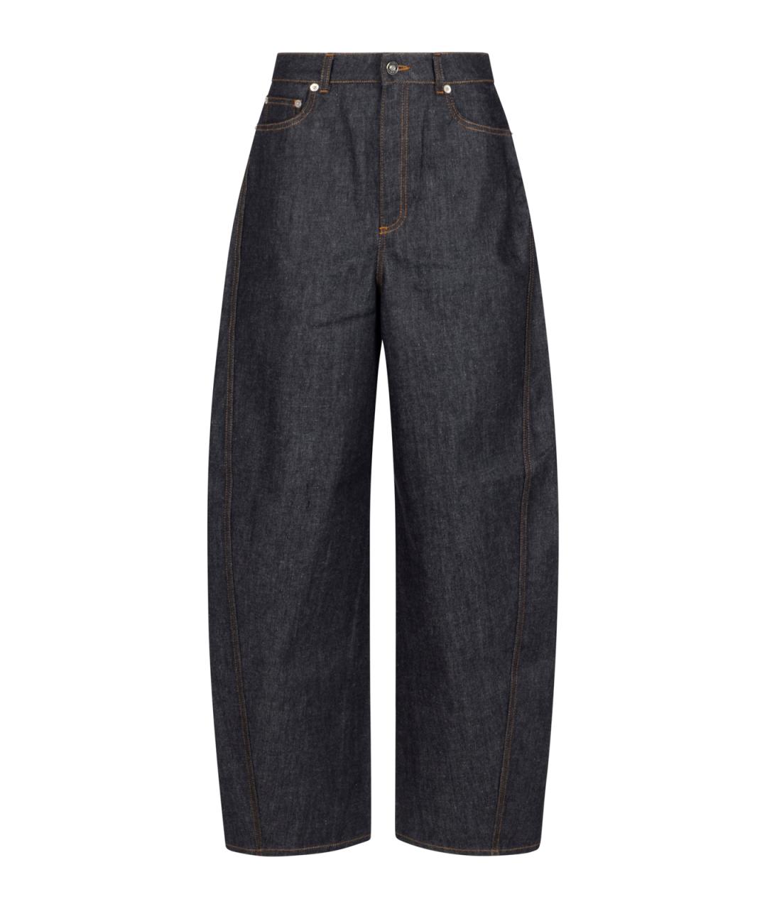 GIVENCHY Синие хлопковые прямые джинсы, фото 1